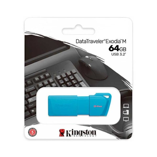 Memoria USB 64Gb. Kingston DT Exodia M