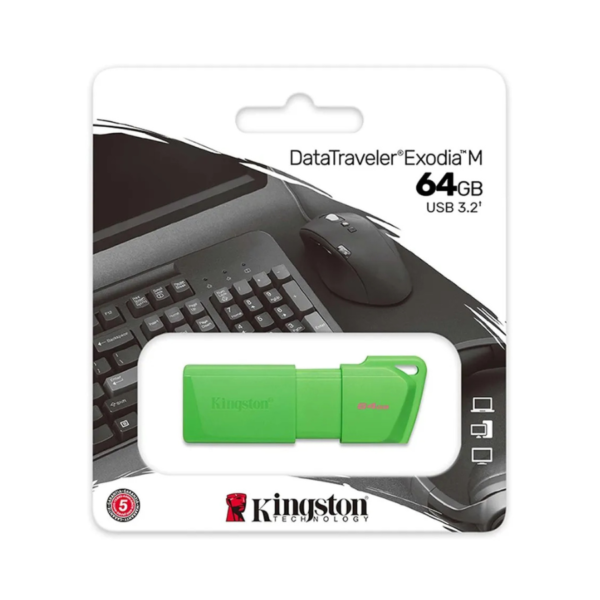 Memoria USB 64Gb. Kingston DT Exodia M